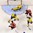 GRAND FORKS, NORTH DAKOTA - APRIL 23: Canada's Pascal Laberge #9 scores a first period goal against Sweden's Filip Gustavsson #1 while Michael McLeod #22, Jacob Moverare #6, Tim Wahlgren #22 and Lias Andersson #26 look on during semifinal round action at the 2016 IIHF Ice Hockey U18 World Championship. (Photo by Minas Panagiotakis/HHOF-IIHF Images)

